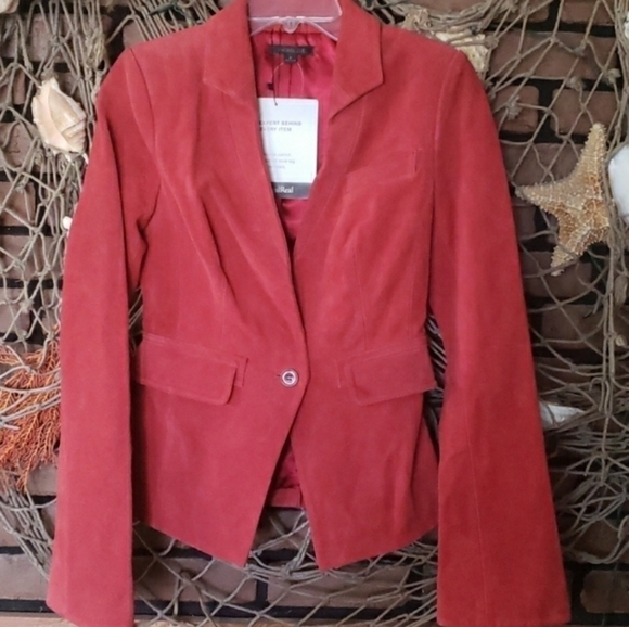 𝅺rachel  Zoe leather/suade jacket size 2 - Picture 14 of 14